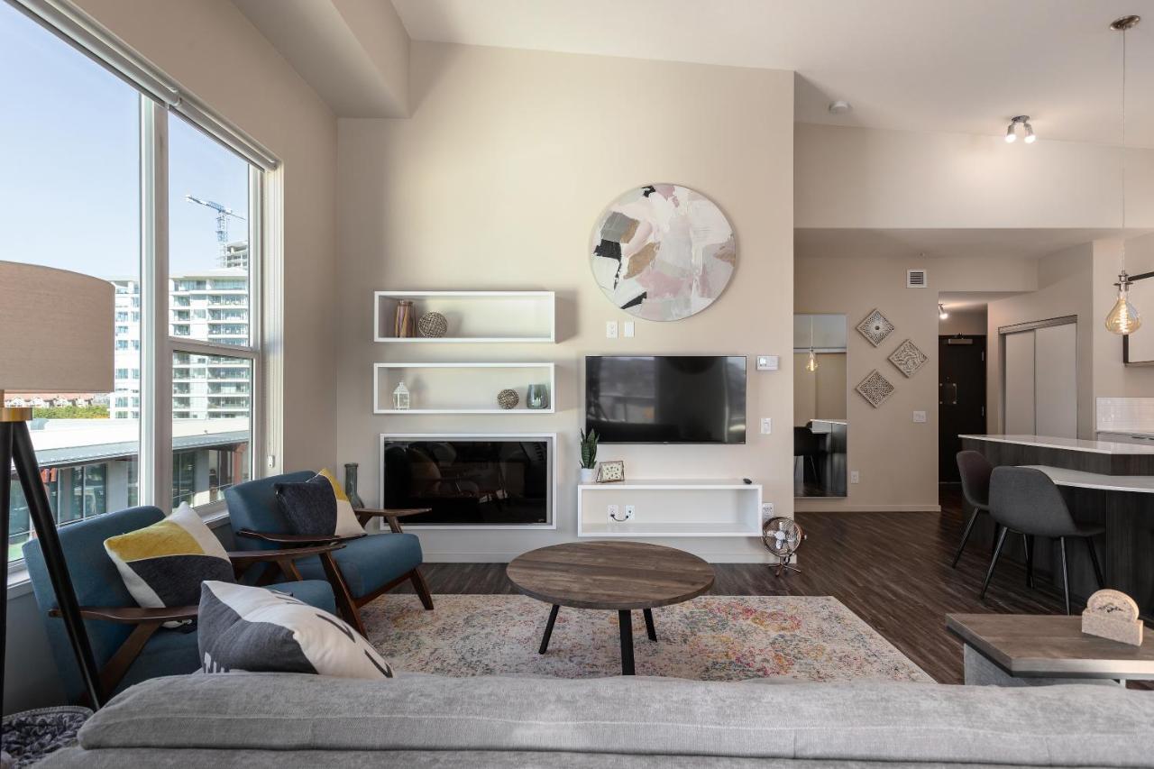 Corner Nest - Luxury Brand New Top Floor 2Bedroom Condo Келоуна Экстерьер фото